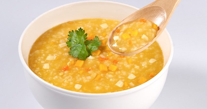 Cháo thịt heo cà rốt