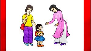 mẹ và cô