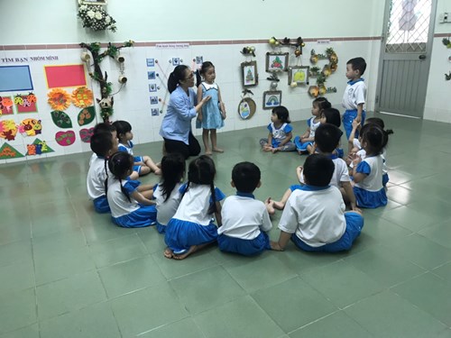 Các bé lớp mẫu giáo 3-4 tuổi nhận biết, phân biệt bạn trai, bạn gái
