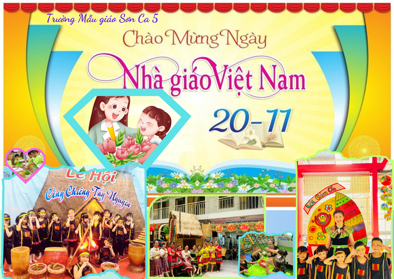 Chào mừng ngày Nhà giáo Việt Nam tại trường Mẫu giáo Sơn Ca 5