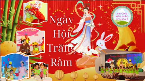 Bé vui hội Tết Trung Thu tại Trường Mẫu giáo Sơn Ca 5