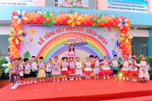 Trường Mầm Non 10A tổ chức lễ tổng kết năm học 2023-2024