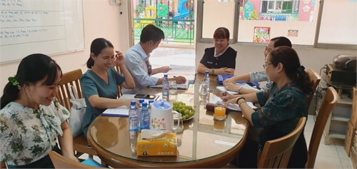 Đón đoàn kiểm tra y tế Năm học 2023-2024