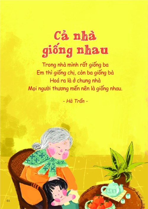 Thơ: cả nhà giống nhau