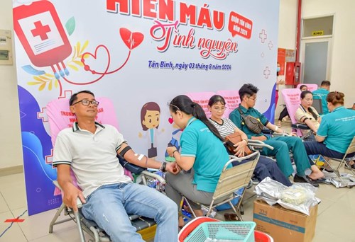 Ngày hội hiến máu tình nguyện năm 2024.