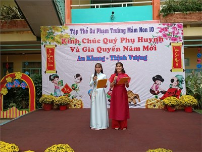 Trường Mầm non 10 tổ chức lễ hội mừng xuân