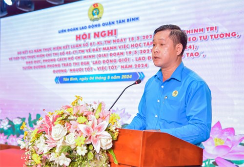 Hội nghị sơ kết 03 năm thực hiện Kết luận số 01-KL/TW của Bộ Chính trị về tiếp tục thực hiện Chỉ thị số 05-CT/TW về việc đẩy mạnh học tập và làm theo tư tưởng, đạo đức, phong cách Hồ Chí Minh; Tuyên dương gương “Người tốt – việc tốt” và phong trào thi đua “Lao động giỏi – Lao động sáng tạo”.