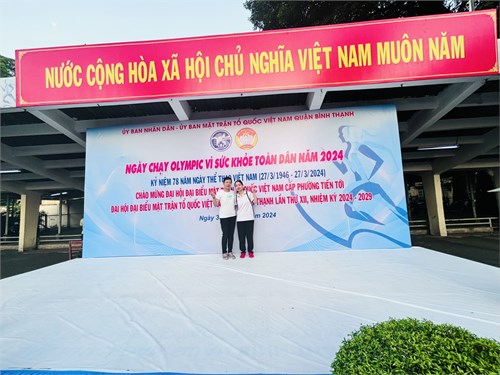 Tham gia ngày chạy olimpic vì sức khoẻ toàn dân năm 2024