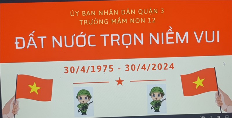 Tổ chức lễ Chào mừng ngày Giải phóng Miền Nam thống nhất đất nước với chủ đề “Đất nước trọn niềm vui 30/04/1975-30/4/2024)