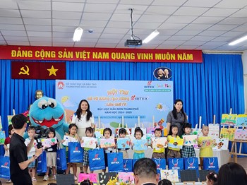 Bé vẽ sáng tạo cùng Bitex lần thứ IV bậc học mầm non Thành Phố