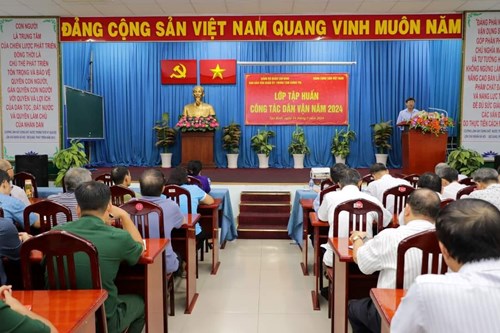 Hội nghị nâng cao nhận thức, chuyên môn nghiệp vụ cho đội ngũ làm công tác dân vận do quận tân bình tổ chức