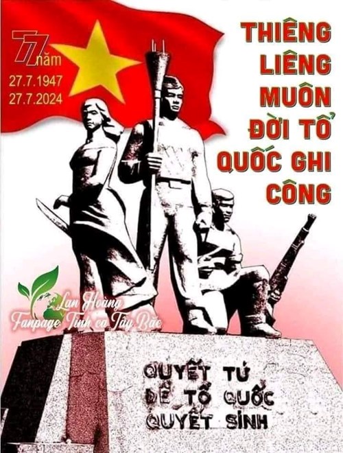 Kỷ niệm 77 năm ngày thương binh liệt sĩ (27/7/1947- 27/7/2024)