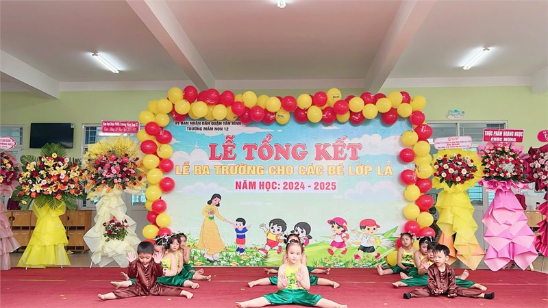 Trường mầm non 12 tổ chức lễ tổng kết năm học 2024 - 2025