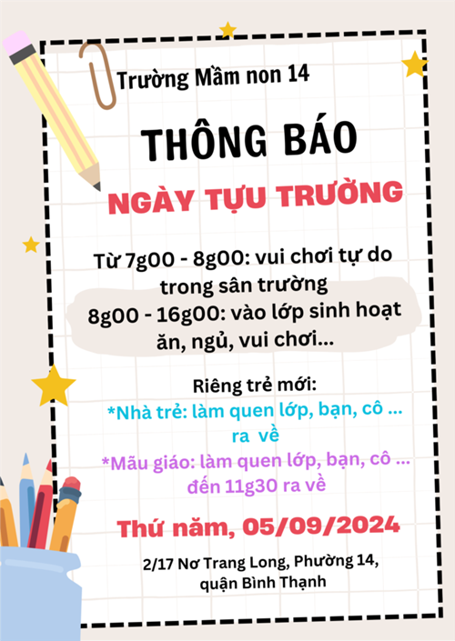 Ngày hội  Bé vui đến trường 