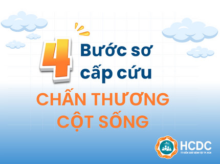 Bốn bước sơ cấp cứu chấn thương cột sống