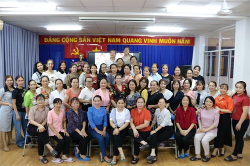 Công đoàn cơ sở Trường Mầm non 14 hưởng ứng 114 năm kỷ niệm Ngày Quốc tế Phụ nữ  (8/3/1910 - 8/3/2024)