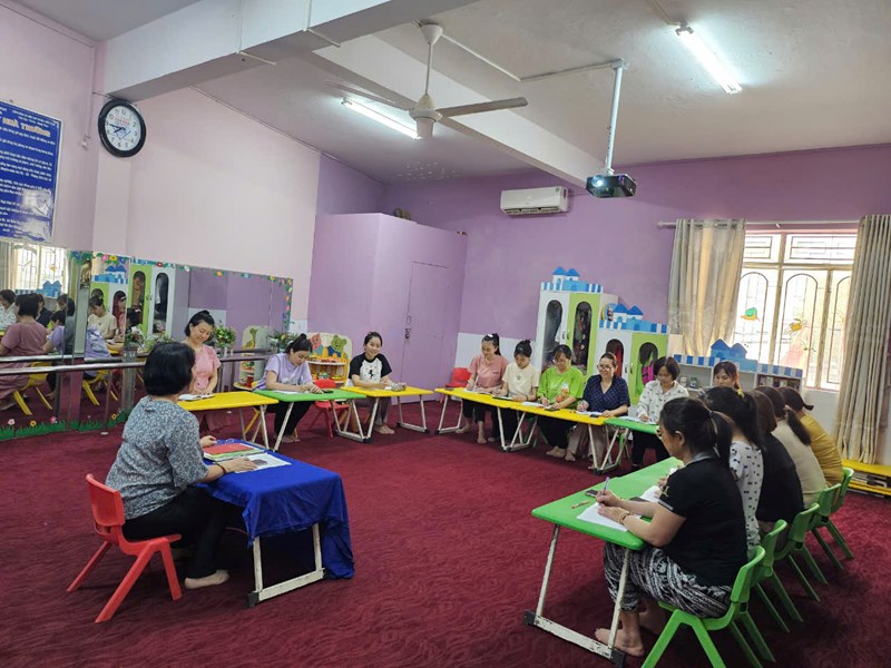 Sinh hoạt chuyên môn tháng 8/ 2024