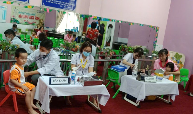 TIÊM VACCINE SỞI (đợt 1)