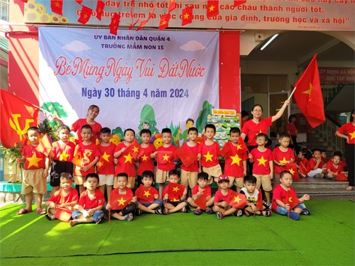 Ngày hội  Bé mừng ngày vui đất nước  30/4/2024