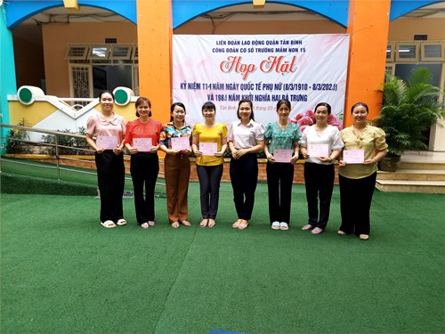 Họp mặt Chào mừng kỷ niệm 114 năm ngày Quốc tế Phụ nữ ( 8/3/1910 - 8/3/2024) và 1984 năm Cuộc Khởi nghĩa Hai Bà Trưng