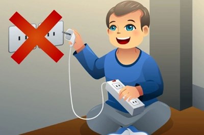  Dạy con cách sử dụng điện an toàn 