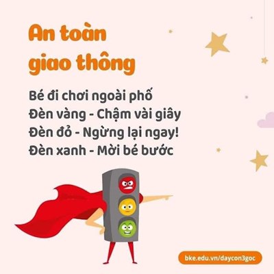 Các bài thơ về an toàn giao thông dành cho trẻ mầm non