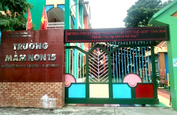 Trường Mầm non 15 hưởng ứng kỷ niệm  Ngày sơ cấp cứu thế giới  năm 2024
Chủ đề:  Sơ cấp cứu và thể thao 