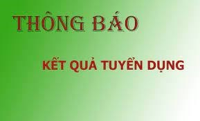 Quyết định về công nhận kết quả tuyển dụng viên chức năm 2024