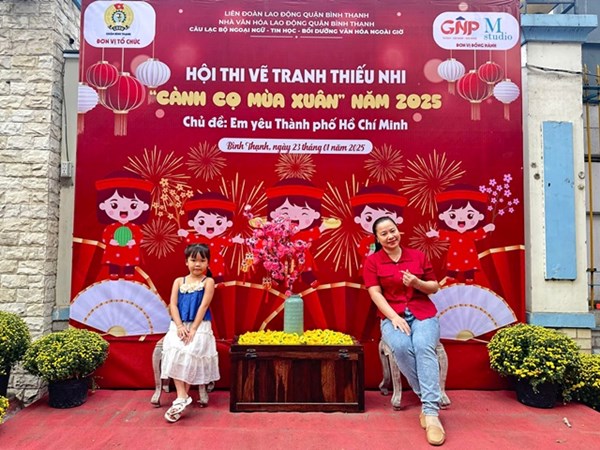 Công đoàn cơ sở Mầm non 28 tham gia Hội thi  Cành cọ mùa Xuân 2025 