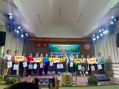 Hội thi  cán bộ công đoàn cơ sở tìm hiểu chương trình nâng cao chất lượng dân số 