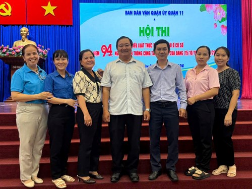 Hội thi  tìm hiểu luật thực hiện dân chủ ở cơ sở 