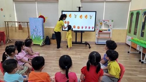 Giờ học toán của bé:sắp xếp theo qui tắc