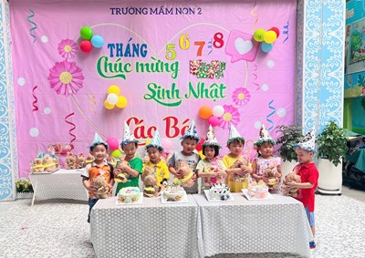 Mừng sinh nhật các bé Tháng 5,6,7,8