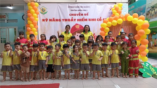 Kỹ năng thoát hiểm khi có cháy lớp chồi 1-MN2Q3-2024