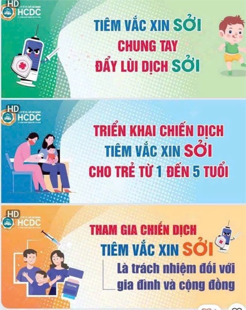 Thành phố Hồ Chí Minh triển khai chiến dịch tiêm vắc xin Sởi.