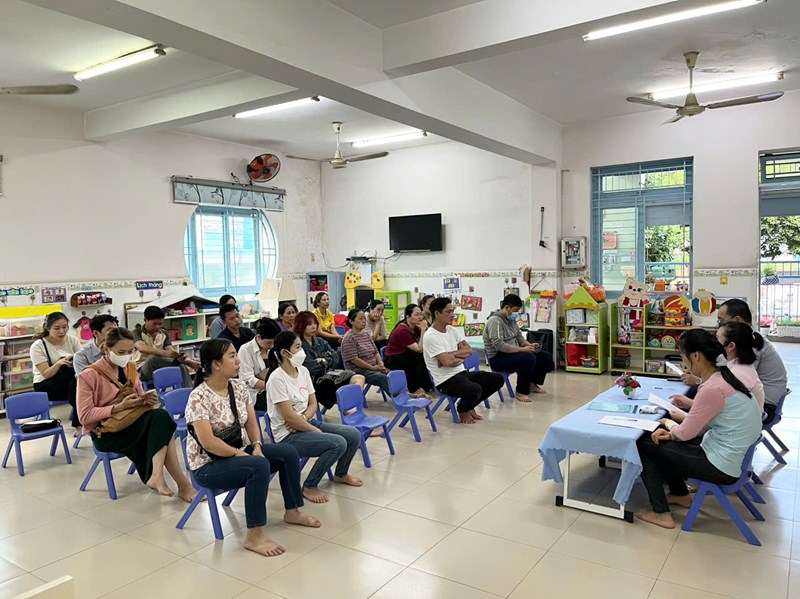 Lớp chồi 2 họp phụ huynh đầu năm học 2024-2025