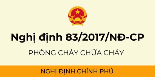 Nghị định số 83/2017/NĐ-CP của Chính phủ: Quy định về công tác cứu nạn, cứu hộ của lực lượng phòng cháy và chữa cháy