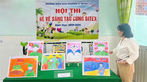 Các bé tham gia thi Bitex