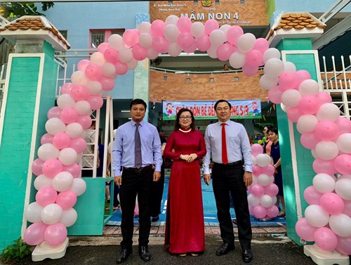 Trường Mầm non 4 chào mừng  Ngày hội Bé đến trường 5.9  tại các cơ sở