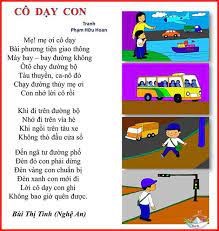 Bài thơ  Cô dạy con 