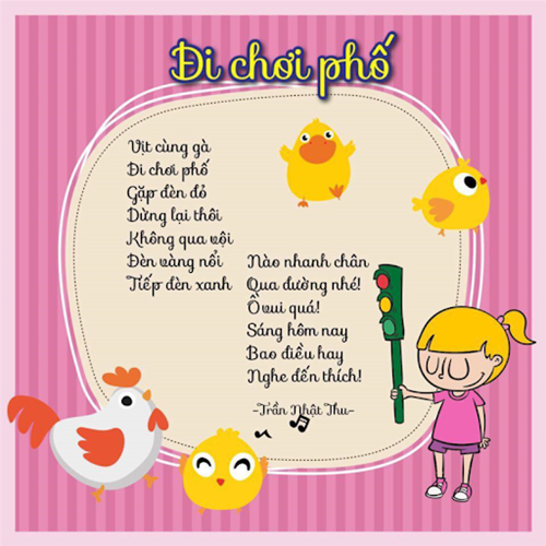 Bài thơ  Đi chơi phố 