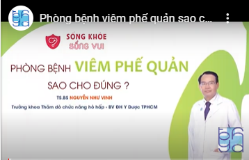 Phòng bệnh Viêm Phế Quản