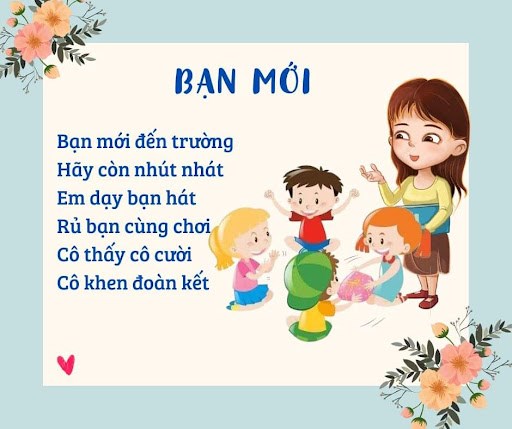 Phát triển ngôn ngữ: Dạy thơ Bạn mới