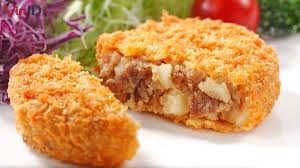 Bánh khoai tây thịt cho bé