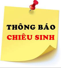 Thông báo chiêu sinh năm học 2025-2026