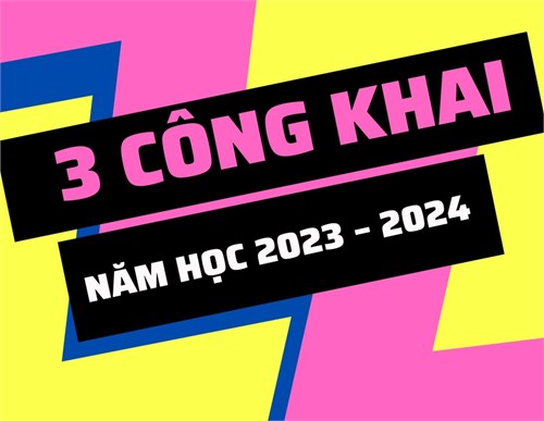 Trường mầm non 5B công khai chất lượng giáo dục năm học 2023-2024
