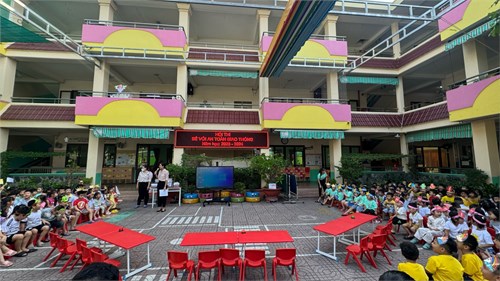 Trường Mầm Non Phường 5 Tổ Chức Hội Thi   Bé Với An Toàn Giao Thông 
