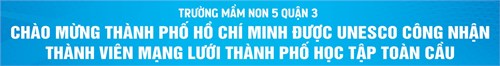 Chào mừng Thành phố Hồ Chí Minh được UNESCO công nhận thành 
viên Mạng lưới thành phố học tập toàn cầu.