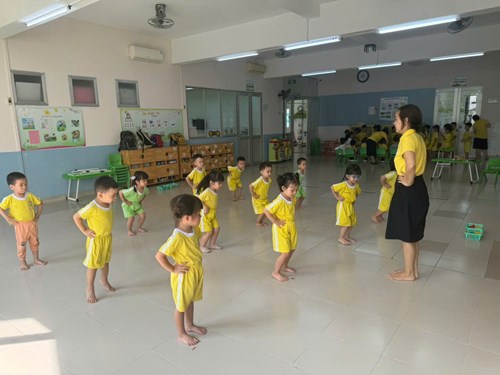 Giờ học phát triển thể chất   Ném xa bằng một tay 
