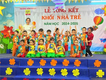 Chương trình tổng kết khối nhà trẻ năm học 2024-2025